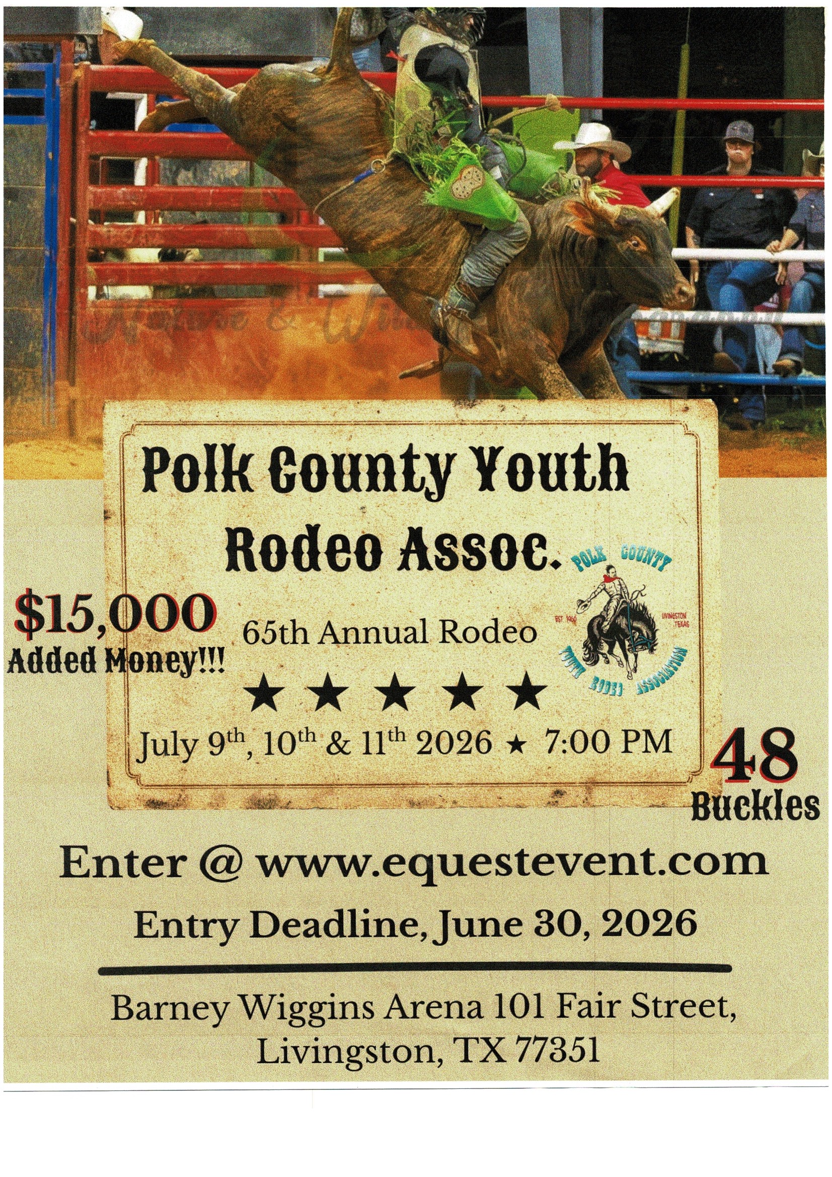 2026 PCYRA Rodeo - July 9-11